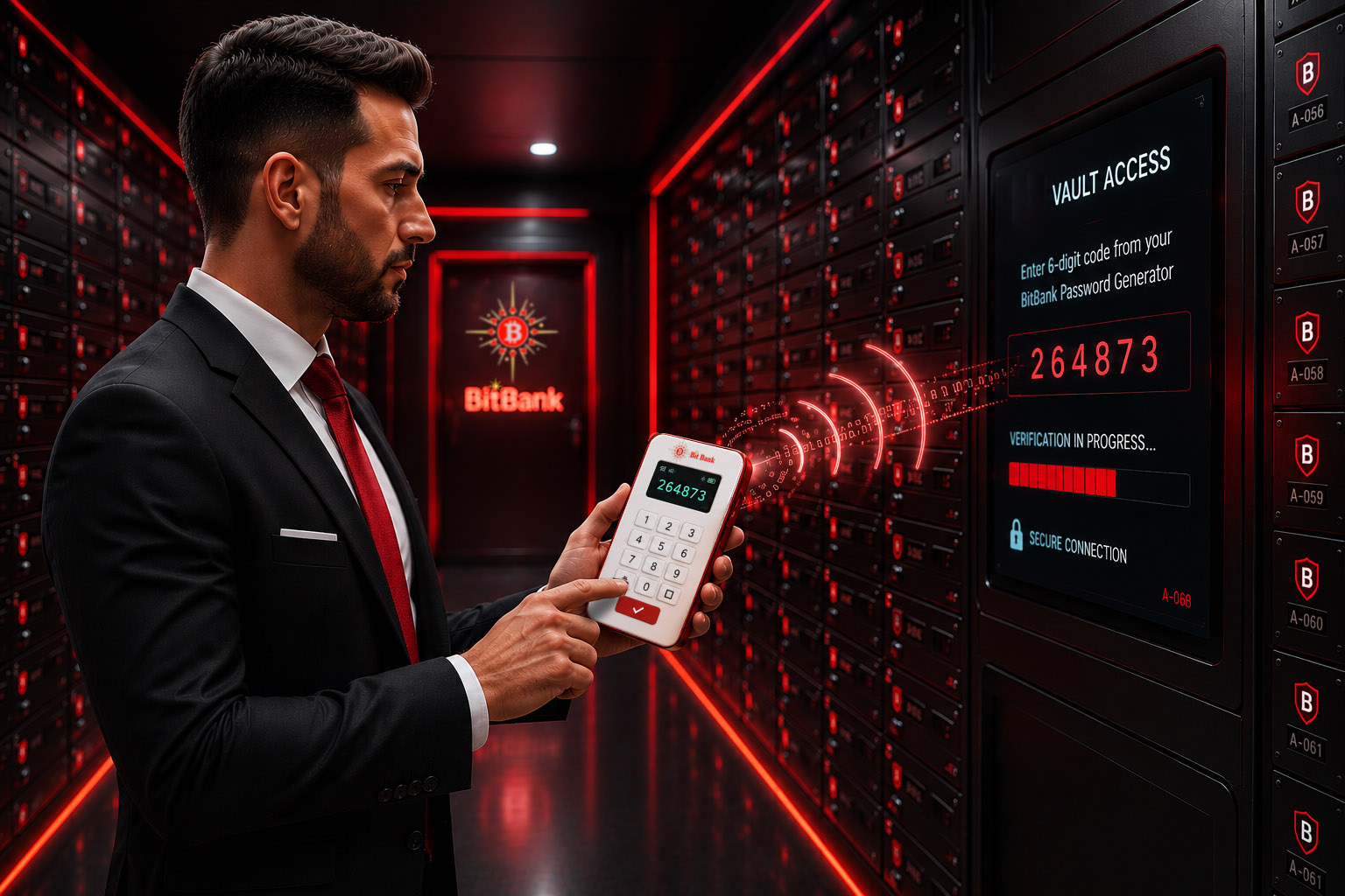 Institutional crypto vault authentication